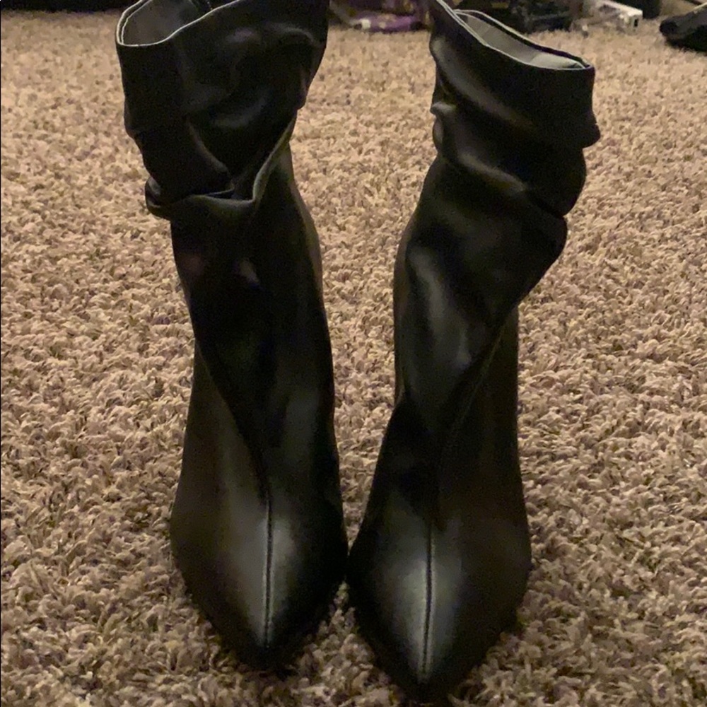 Black heels